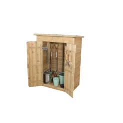 Forest Tongue & Groove 3.5x2 Pent Garden Storage 600L -Hozelock Store forest tongue groove 3 5x2 pent garden storage 600l5013053163122 02c bq