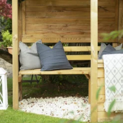 Forest Venetian Corner Arbour, (H)2500mm (W)2330mm (D)1610mm - Assembly Required -Hozelock Store forest venetian corner arbour h 2500mm w 2330mm d 1610mm assembly required5013053139745 07i