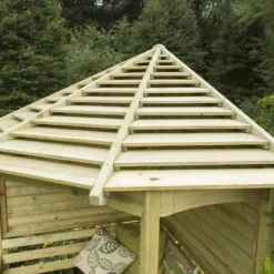 Forest Venetian Corner Arbour, (H)2500mm (W)2330mm (D)1610mm - Assembly Required -Hozelock Store forest venetian corner arbour h 2500mm w 2330mm d 1610mm assembly required5013053139745 09i