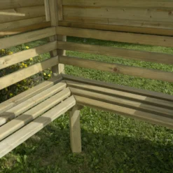 Forest Venetian Corner Arbour, (H)2500mm (W)2330mm (D)1610mm - Assembly Required -Hozelock Store forest venetian corner arbour h 2500mm w 2330mm d 1610mm assembly required5013053139745 11i