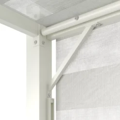 GoodHome Formentera White Square Gazebo, (W)3m (D)3m - Assembly Required 9 GoodHome Formentera White Square Gazebo, (W)3m (D)3m - Assembly Required -Hozelock Store goodhome formentera white square gazebo w 3m d 3m assembly required5059340353203 37c scaled