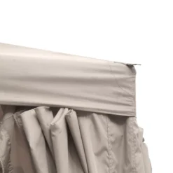 GoodHome Preston Taupe Square Gazebo, (W)3m (D)3m - Assembly Required -Hozelock Store goodhome preston taupe square gazebo w 3m d 3m assembly required5059340125497 36c