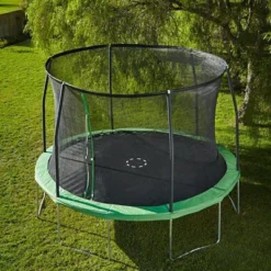 Green Trampoline & Enclosure -Hozelock Store green trampoline enclosure3663602706311 04bq