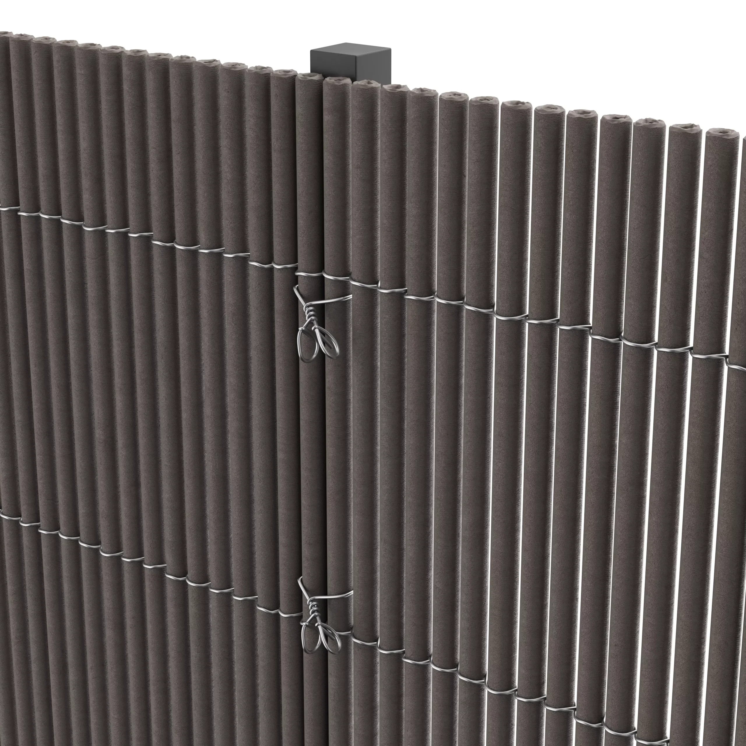 Grey Composite Garden Screen (H)1m (W)3m 4 Grey Composite Garden Screen (H)1m (W)3m - Image 4