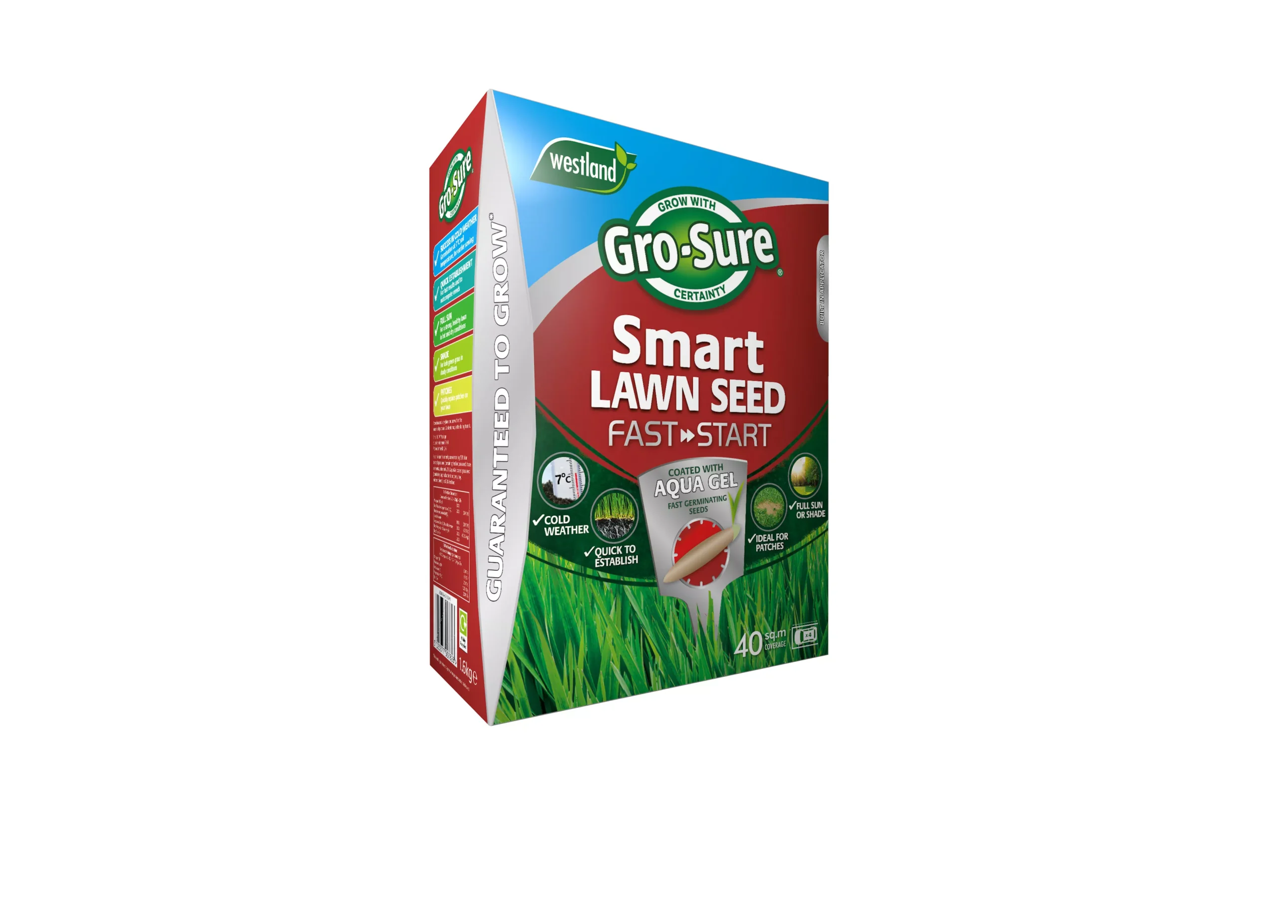 Gro-Sure Smart Seed Lawn Fertiliser 40m² 1kg 1 Gro-Sure Smart Seed Lawn Fertiliser 40m² 1kg