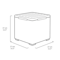 Keter Graphite 38.1L Small Plastic Storage Box & Lid 15 Keter Graphite 38.1L Small Plastic Storage Box & Lid -Hozelock Store keter graphite 38 1l small plastic storage box lid8711245155517 01t