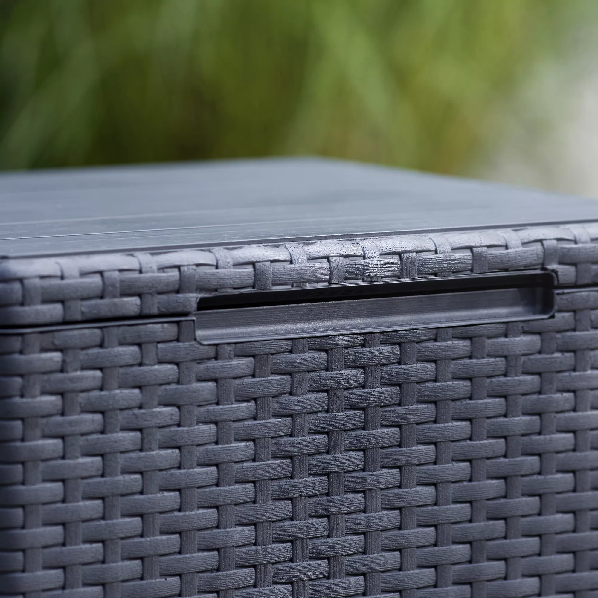 Keter Graphite 38.1L Small Plastic Storage Box & Lid 3 Keter Graphite 38.1L Small Plastic Storage Box & Lid - Image 3