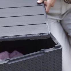 Keter Graphite 38.1L Small Plastic Storage Box & Lid 16 Keter Graphite 38.1L Small Plastic Storage Box & Lid -Hozelock Store keter graphite 38 1l small plastic storage box lid8711245155517 38c