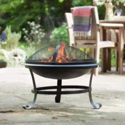 La Hacienda Albion Steel Firepit -Hozelock Store la hacienda albion steel firepit5055025581657 06i bq