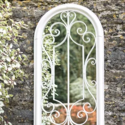 La Hacienda Aston & Wold Antique White Arch Framed Garden Mirror 970mm X 490mm 8 La Hacienda Aston & Wold Antique White Arch Framed Garden Mirror 970mm X 490mm -Hozelock Store la hacienda aston wold antique white arch framed garden mirror 970mm x 490mm5055025558932 02i bq