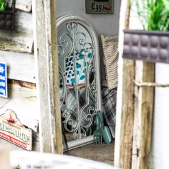 La Hacienda Aston & Wold Antique White Arch Framed Garden Mirror 970mm X 490mm 10 La Hacienda Aston & Wold Antique White Arch Framed Garden Mirror 970mm X 490mm -Hozelock Store la hacienda aston wold antique white arch framed garden mirror 970mm x 490mm5055025558932 04i bq