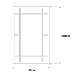 La Hacienda Aston & Wold Milano Gold Effect Rectangular Framed Garden Mirror 1000mm X 650mm -Hozelock Store la hacienda aston wold milano gold effect rectangular framed garden mirror 1000mm x 650mm5055025559106 03t bq scaled