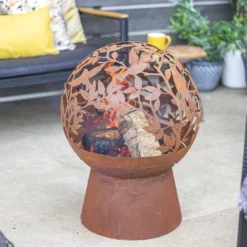 La Hacienda Globe Steel Firepit -Hozelock Store la hacienda globe steel firepit5055025586089 02i bq scaled
