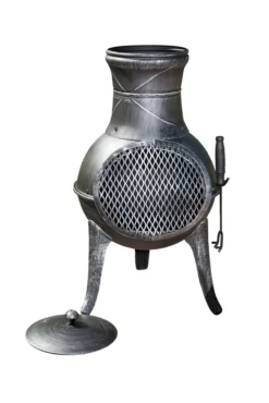 La Hacienda Panama Cast Iron & Steel Chiminea -Hozelock Store la hacienda panama cast iron steel chiminea5055025591182 02c BQ scaled