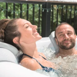 Lay-Z-Spa Grey Spa Pillow -Hozelock Store lay z spa grey spa pillow6942138981216 04i bq