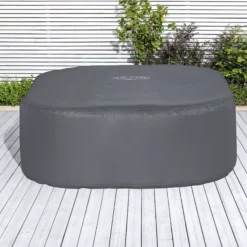 Lay-Z-Spa Grey Square Hot Tub Cover 10 Lay-Z-Spa Grey Square Hot Tub Cover -Hozelock Store lay z spa grey square hot tub cover6941607321287 01i