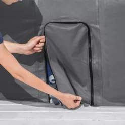 Lay-Z-Spa Grey Square Hot Tub Cover 9 Lay-Z-Spa Grey Square Hot Tub Cover -Hozelock Store lay z spa grey square hot tub cover6941607321287 37c