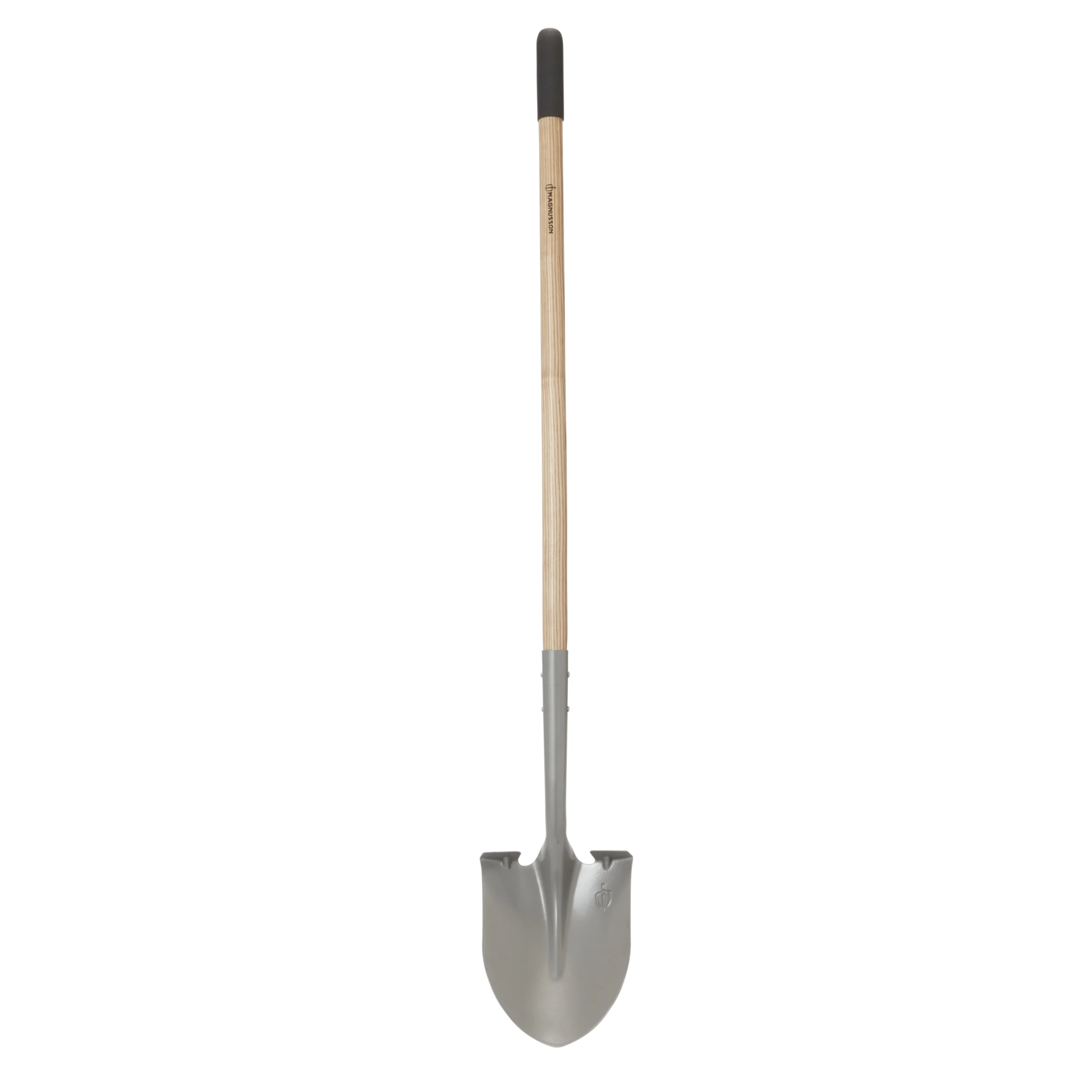 Magnusson Wooden Pointed Straight Handle Shovel 2 Magnusson Wooden Pointed Straight Handle Shovel - Image 2