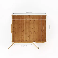 Mercia 10x8 Pent Tongue & Groove Cabin With Double Door -Hozelock Store mercia 10x8 pent tongue groove cabin with double door5029442002446 02t bq