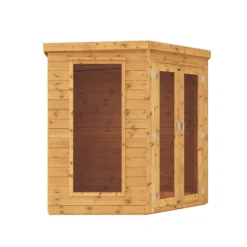 Mercia 11x7 Pent Shiplap Summer House With Double Door -Hozelock Store mercia 11x7 pent shiplap summer house with double door5029442091006 03c BQ