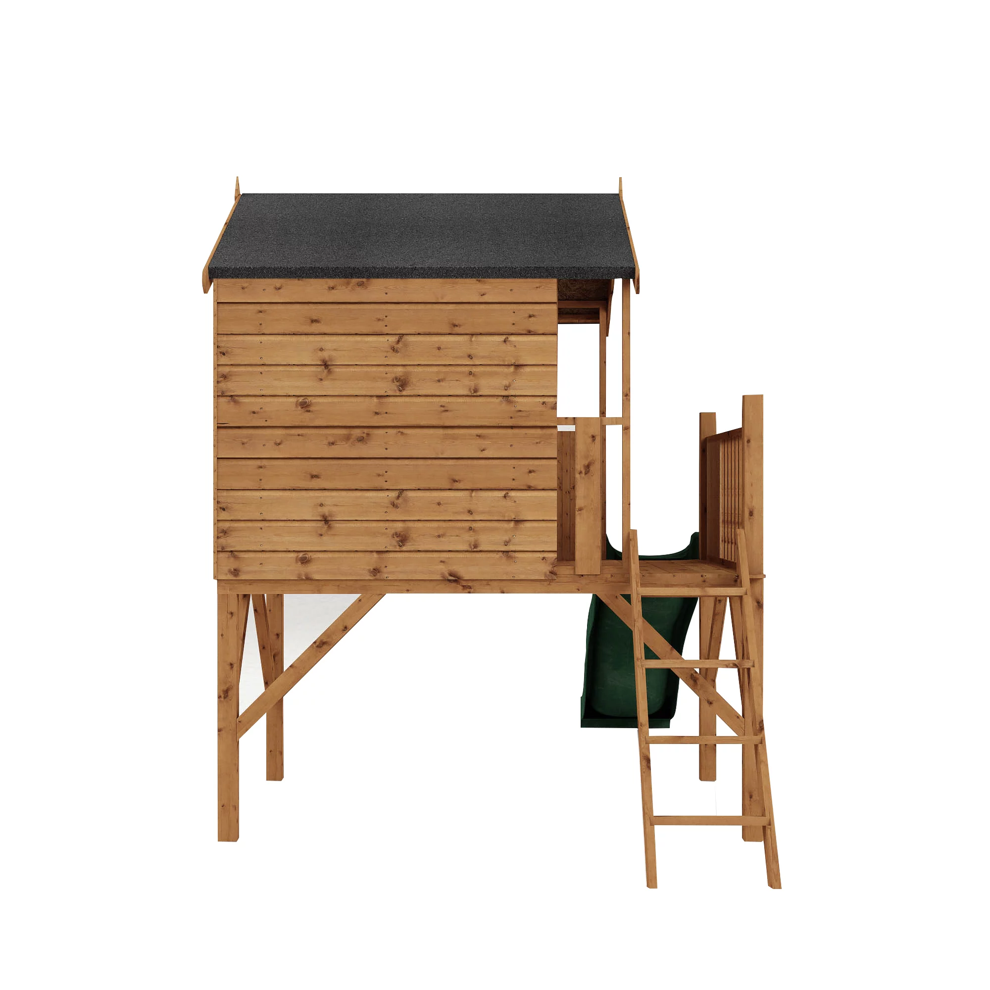 Mercia 12x6 Poppy Apex Shiplap Tower Slide Playhouse - Assembly Service Included 5 Mercia 12x6 Poppy Apex Shiplap Tower Slide Playhouse - Assembly Service Included - Image 5