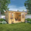 Mercia 13x10 Reverse Apex Tongue & Groove Cabin With Double Door