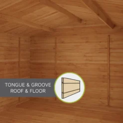 Mercia 13x10 Reverse Apex Tongue & Groove Cabin With Double Door -Hozelock Store mercia 13x10 reverse apex tongue groove cabin with double door5029442088419 37c bq