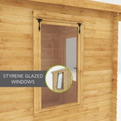 Mercia 13x10 Reverse Apex Tongue & Groove Cabin With Double Door -Hozelock Store mercia 13x10 reverse apex tongue groove cabin with double door5029442088419 41c bq