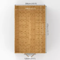 Mercia 16x10 Apex Shiplap Workshop With Double Door -Hozelock Store mercia 16x10 apex shiplap workshop with double door5029442006284 02t bq