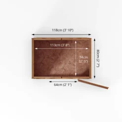Mercia 4x3 Ft Apex Overlap Wooden Shed With Floor -Hozelock Store mercia 4x3 ft apex overlap wooden shed with floor5029442090252 02t