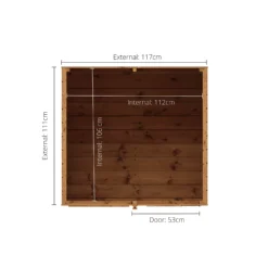 Mercia 4x4 Snug European Softwood Playhouse Assembly Required -Hozelock Store mercia 4x4 snug european softwood playhouse assembly required5029442075914 02t bq