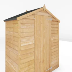Mercia 5x3 Ft Apex Overlap Wooden Shed With Floor -Hozelock Store mercia 5x3 ft apex overlap wooden shed with floor5029442090269 04c