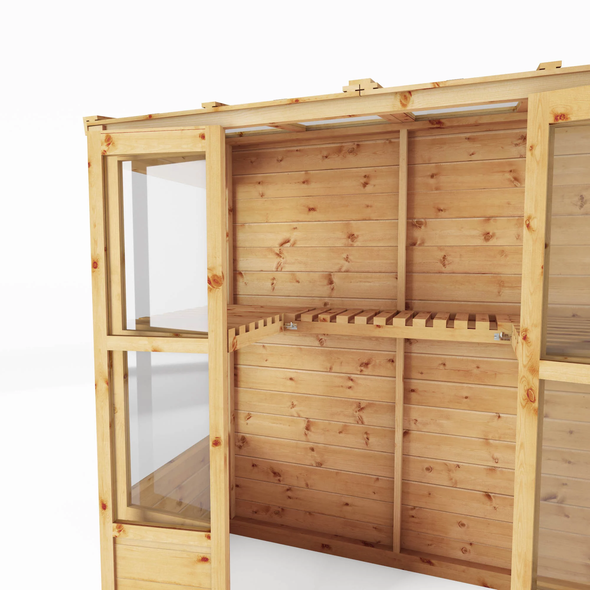 Mercia 6x3 Greenhouse With Flap Vent 4 Mercia 6x3 Greenhouse With Flap Vent - Image 4