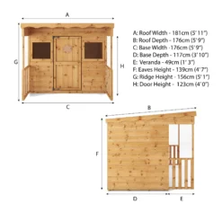 Mercia 6x5 Timber Playhouse Assembly Service Included -Hozelock Store mercia 6x5 timber playhouse assembly service included5029442002316 02t