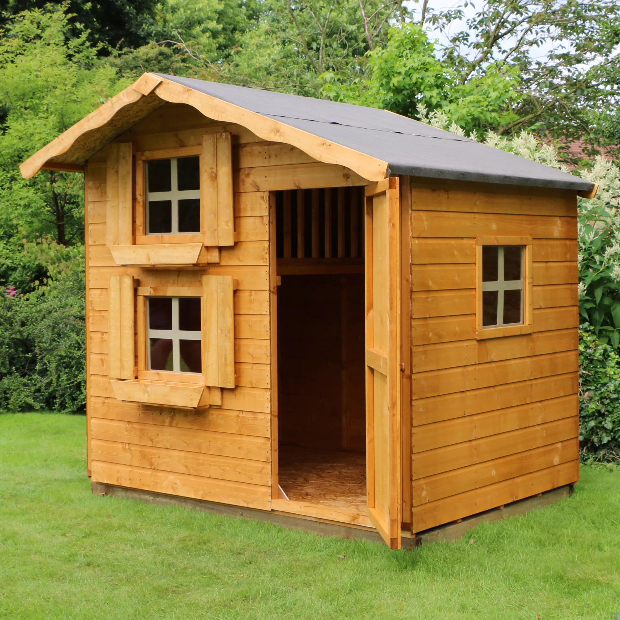 Mercia 7x5 Snowdrop Timber Playhouse Assembly Service Included 2 Mercia 7x5 Snowdrop Timber Playhouse Assembly Service Included - Image 2