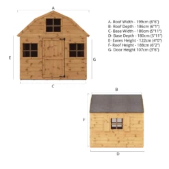Mercia 7x6 Dutch Apex Tongue & Groove Playhouse -Hozelock Store mercia 7x6 dutch apex tongue groove playhouse5029442075747 02t bq