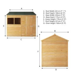 Mercia 8x6 Ft Reverse Apex Overlap Wooden 2 Windows Shed With Floor 16 Mercia 8x6 Ft Reverse Apex Overlap Wooden 2 Windows Shed With Floor -Hozelock Store mercia 8x6 ft reverse apex overlap wooden 2 windows shed with floor5029442076966 01t