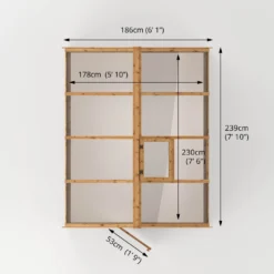 Mercia 8x6 Greenhouse With Flap Vent 15 Mercia 8x6 Greenhouse With Flap Vent -Hozelock Store mercia 8x6 greenhouse with flap vent5029442087863 02i bq