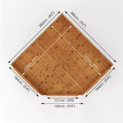 Mercia Corner 9x9 Ft Flat Shiplap Wooden Summer House With Double Door 15 Mercia Corner 9x9 Ft Flat Shiplap Wooden Summer House With Double Door -Hozelock Store mercia corner 9x9 ft flat shiplap wooden summer house with double door5029442088563 02t