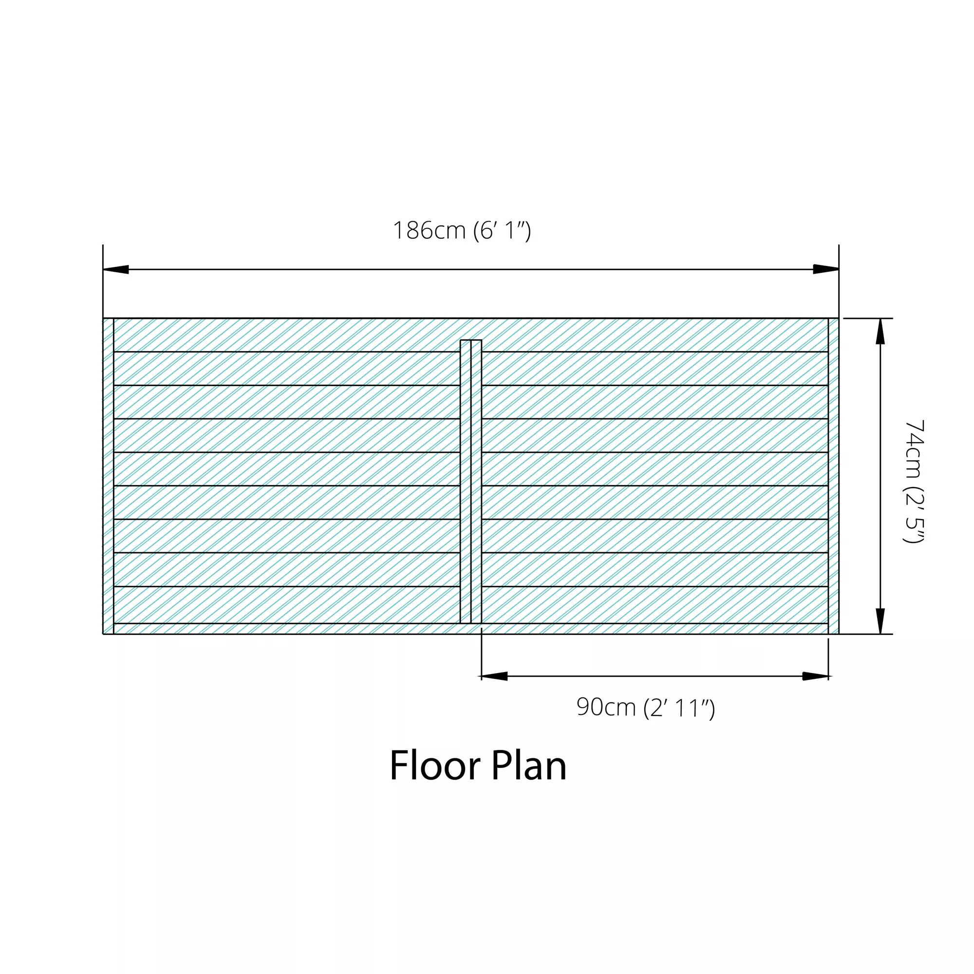 Mercia Double Wooden Log Store 8 Mercia Double Wooden Log Store - Image 8