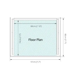 Mercia Single Solid Wood Log Store 17 Mercia Single Solid Wood Log Store -Hozelock Store mercia single solid wood log store5029442012612 02t