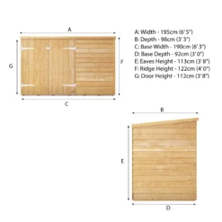 Mercia Solid Wood 3x6 Overlap Pent Bike Store 14 Mercia Solid Wood 3x6 Overlap Pent Bike Store -Hozelock Store mercia solid wood 3x6 overlap pent bike store5029442089300 01t