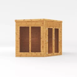 Mercia Summer House 13x9 Ft Pent Shiplap Solid Wood Summer House With Double Door -Hozelock Store mercia summer house 13x9 ft pent shiplap solid wood summer house with double door5029442002576 03c bq