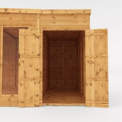 Mercia Summer House 13x9 Ft Pent Shiplap Solid Wood Summer House With Double Door -Hozelock Store mercia summer house 13x9 ft pent shiplap solid wood summer house with double door5029442002576 04c bq