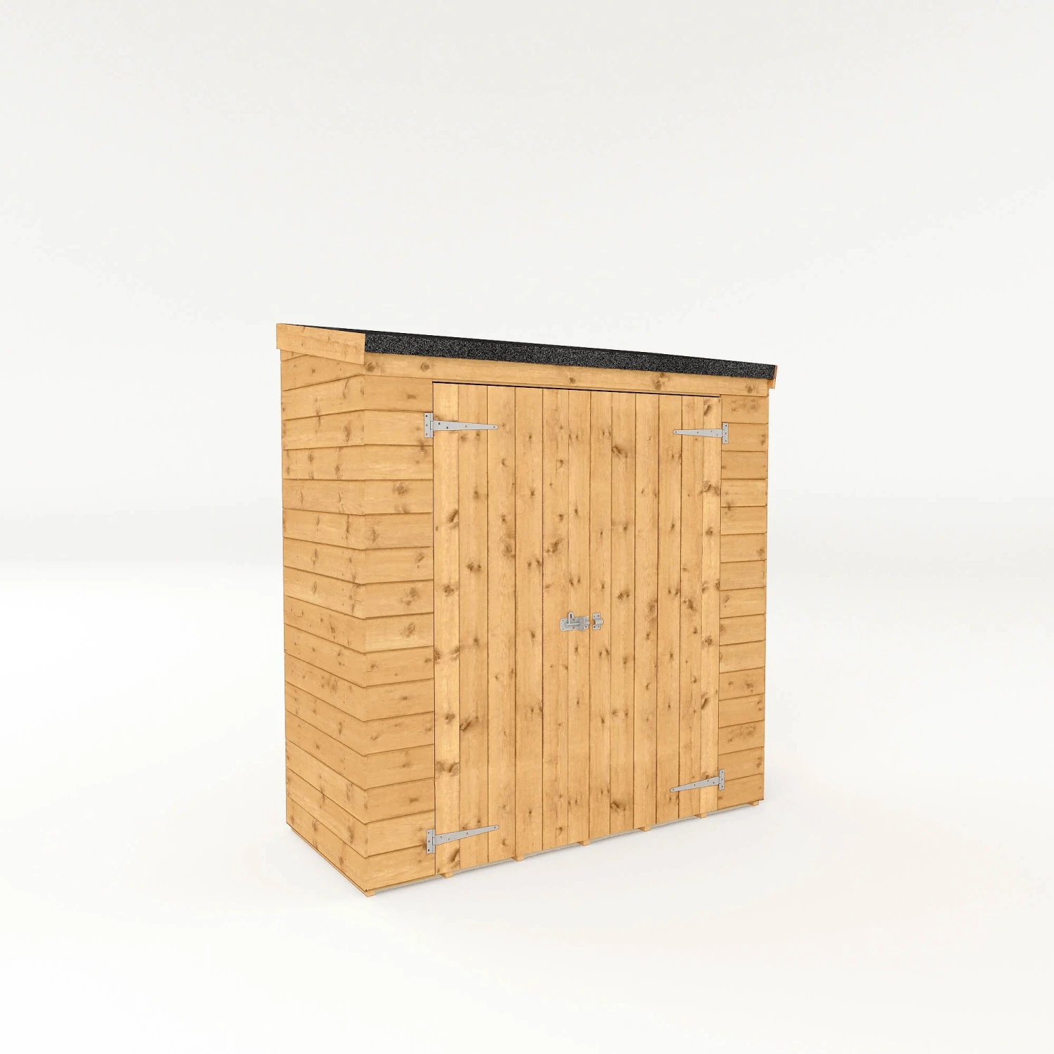 Mercia Tongue & Groove Solid Wood 6x2'6 Pent Garden Storage 2 Mercia Tongue & Groove Solid Wood 6x2'6 Pent Garden Storage - Image 2