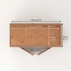 Mercia Tongue & Groove Solid Wood 6x2'6 Pent Garden Storage 11 Mercia Tongue & Groove Solid Wood 6x2'6 Pent Garden Storage -Hozelock Store mercia tongue groove solid wood 6x2 6 pent garden storage5029442008219 02t