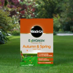 Miracle-Gro Autumn & Spring Lawn Fertiliser Granules 100m² 2kg -Hozelock Store miracle gro autumn spring lawn fertiliser granules 100m 2kg5010272183603 01i bq