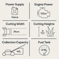 Mountfield SP164 123cc Petrol Lawnmower -Hozelock Store mountfield sp164 123cc petrol lawnmower8008984817982 01t EN bq