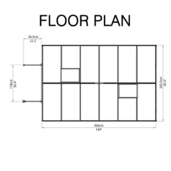 Palram Balance Silver 8x12 Greenhouse -Hozelock Store palram balance silver 8x12 greenhouse7290103111465 02t scaled