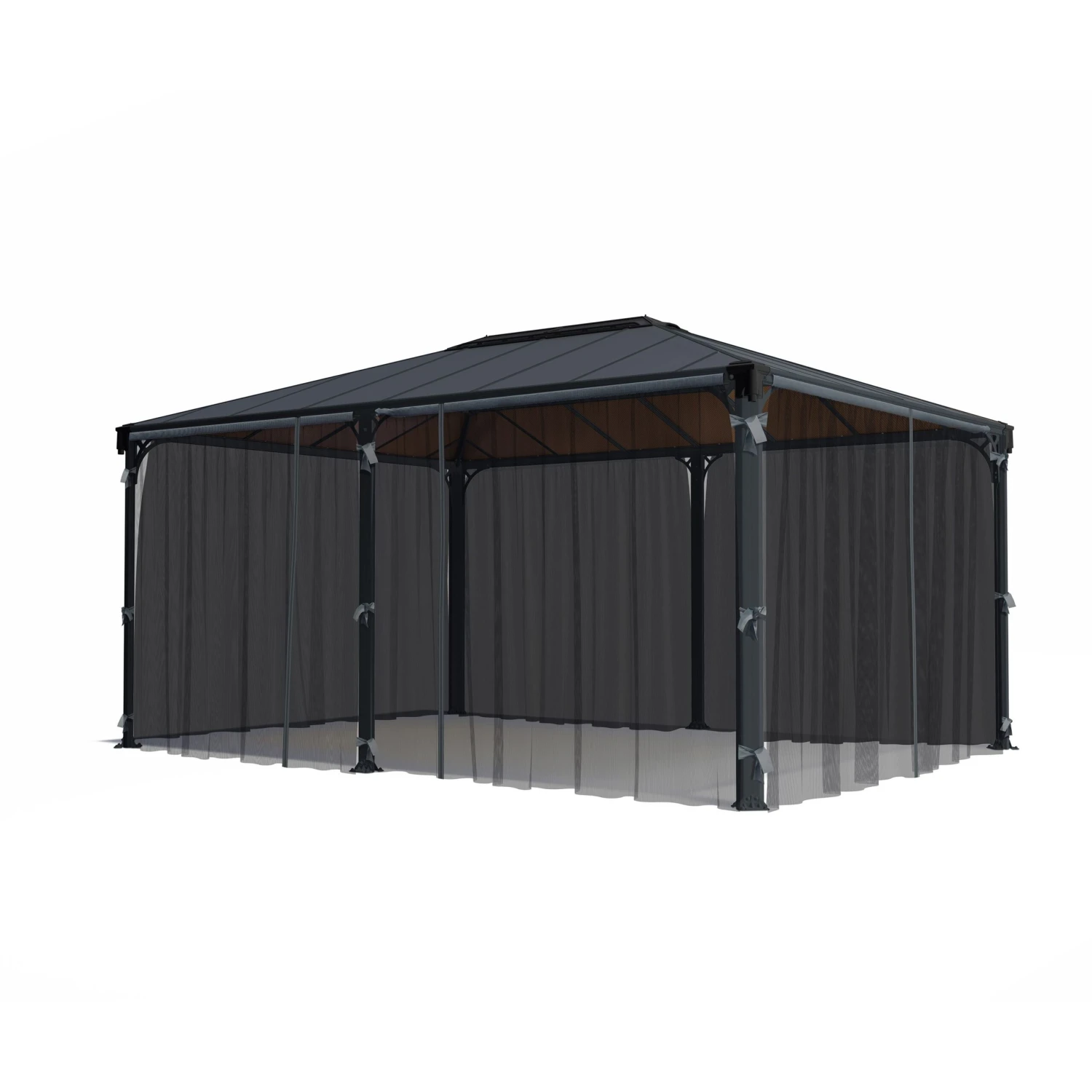Palram - Canopia 4/5K Grey Polyester (PES) Gazebo Net (L)2170mm (W)4650mm 1 Palram - Canopia 4/5K Grey Polyester (PES) Gazebo Net (L)2170mm (W)4650mm